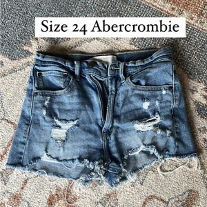 Abercrombie denim shorts- good used condition